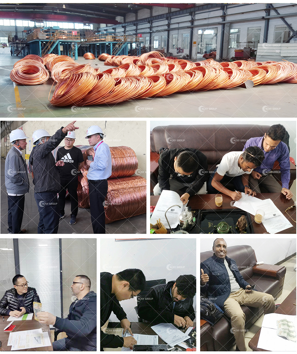 12000T/Year Capacity Copper Upward Continuous Casting Line for Oxygen-Free Copper Bar