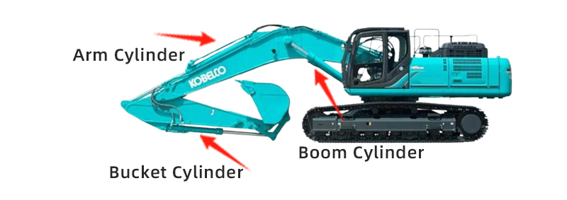 Kobelco Excavator SK450 SK460 SK480 SK480LC SK480LC-6E Hydraulic Arm Cylinder Boom Bucket Cylinder