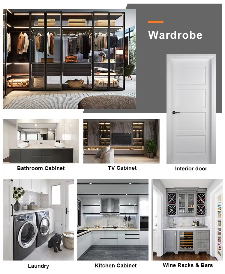 Functional Sliding Door Wardrobe Dressing Room Fitted Wardrobe Doors