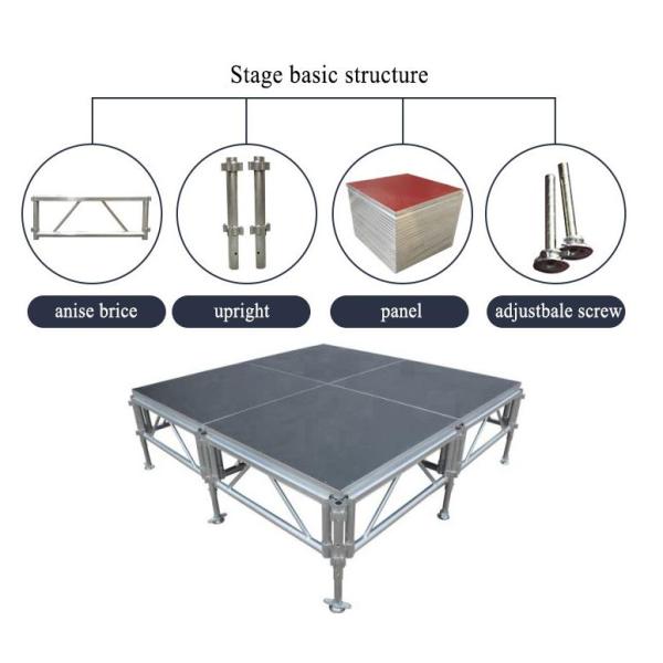 Aluminum Stage Platform Durable Versatile And Stable For Performances