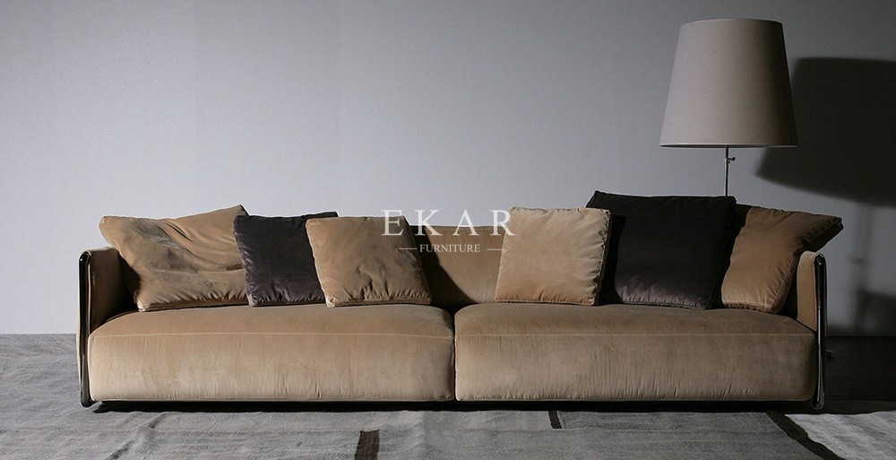 High Class Italian Modern Living Room Fabric Sofa Set