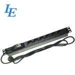 250VAC 19 Inch Server Rack PDU With C14 Inlet