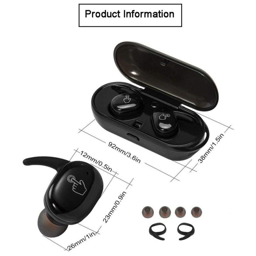 True Wireless Headphones Tws Bluetooth Earphones Headset T2c Cordless Headphone Mini Sports Earbuds Music Handsfree for Phones