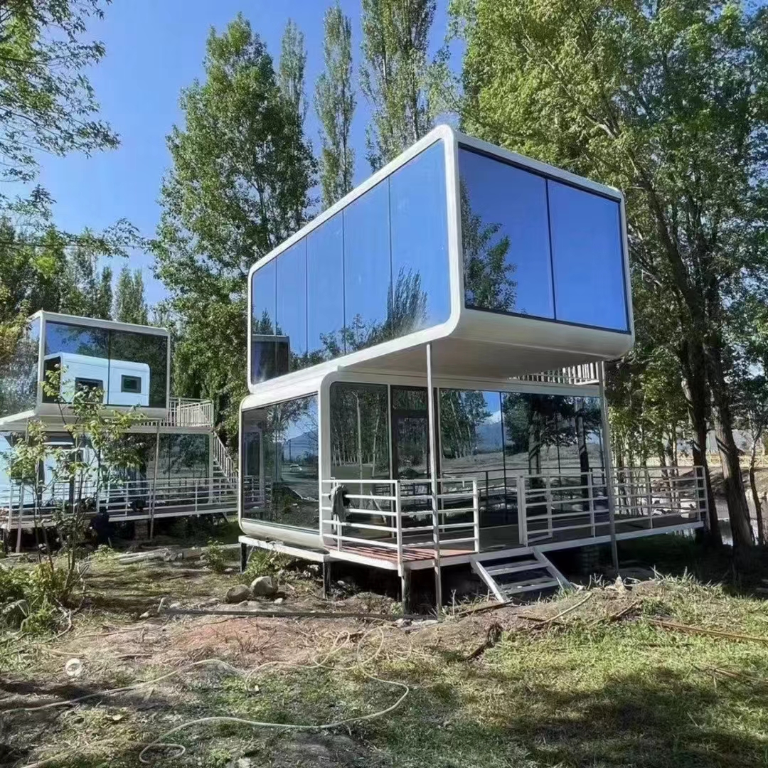 Customers Request Assemble Prefab Homes for Living Modular Capsules Home Hotel Commercial Camping Electricity Switch