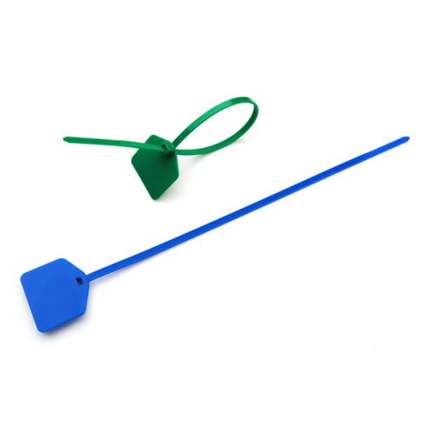 Custom 220mm Length Writeable Coloured Cable Ties With 30*21 Mm Marking Area
