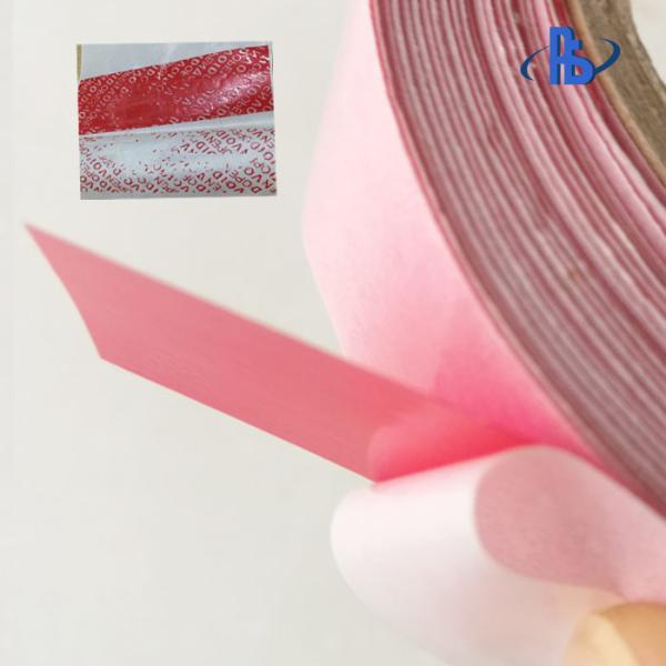 Double Sided Adhesive Security Packing Tape For Bank Cash Deposit Bags