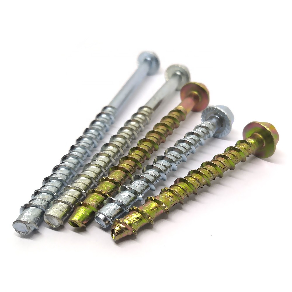 Concrete Screws Excellent Quality Hex Flange Head Galvanized Concrete Masonry Screw