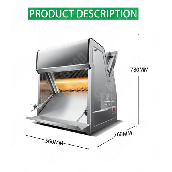 Automatic Food Processing Machines Toast Cutter Bread Slicer Loaf Cutting Machine
