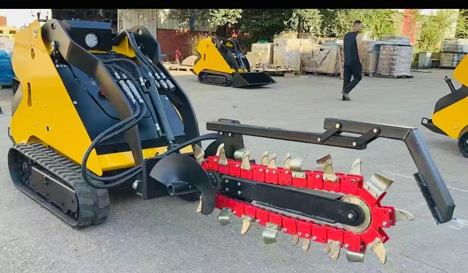 CE EPA Agriculture Construction Machine Mini Skid Steer Front Loader Kohler 37 KW Engine