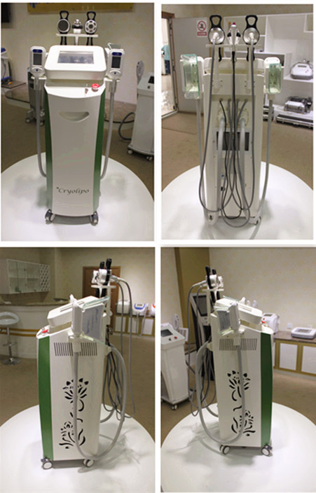 Quality Efficient user friendly design multifunctional two handles cryolipolysis device for sale
