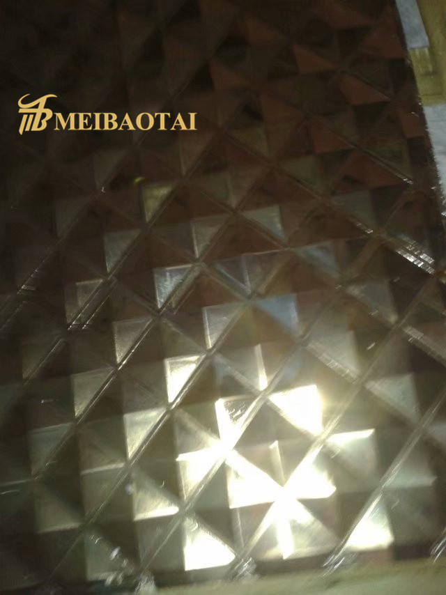Gold Black Decorate 201 Stainless Steel Sheet Diamond PVD Coating