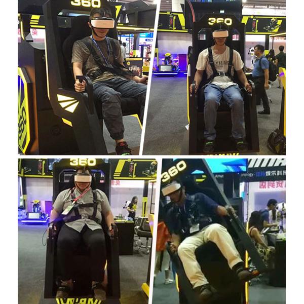Game Center 360° Rotation 9D VR Equipment 720° Flight Simulator For Adults
