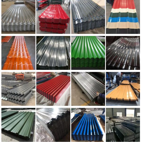 0.12-6.00mm Galvanized Colour Coated Roofing Sheet Zinc Color Coated Gi Roofing Sheet