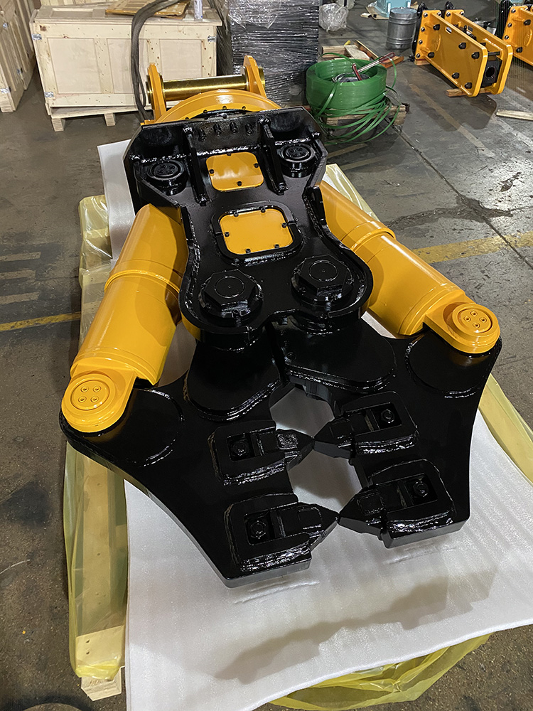 Double Cylinder Metal Excavator Scrap Shear Concrete Scrap Building Demolition