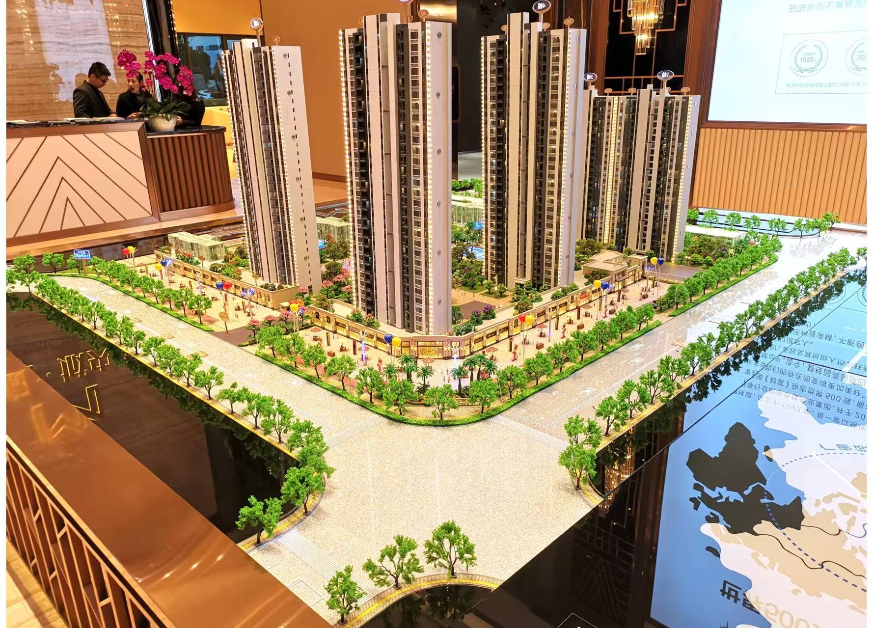 1:100 Architectural Scale Model Modern Residential Architectural Models