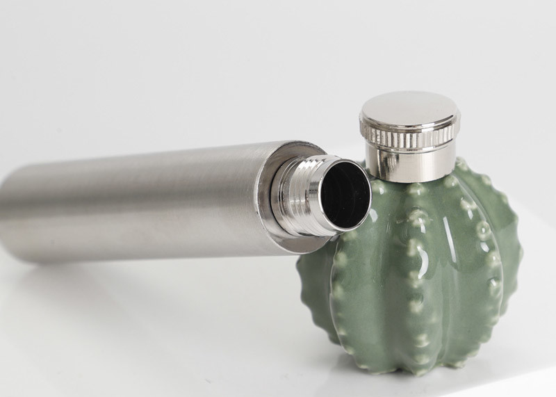 Portable Kitchen Household Items 1 Oz Stainless Steel Cigar Pipe Polished Round Bottomed