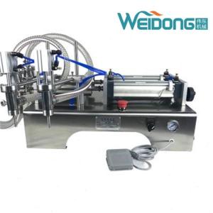 Water Cream Semi Automatic Horizontal Filling Machine 10ml-5000ml