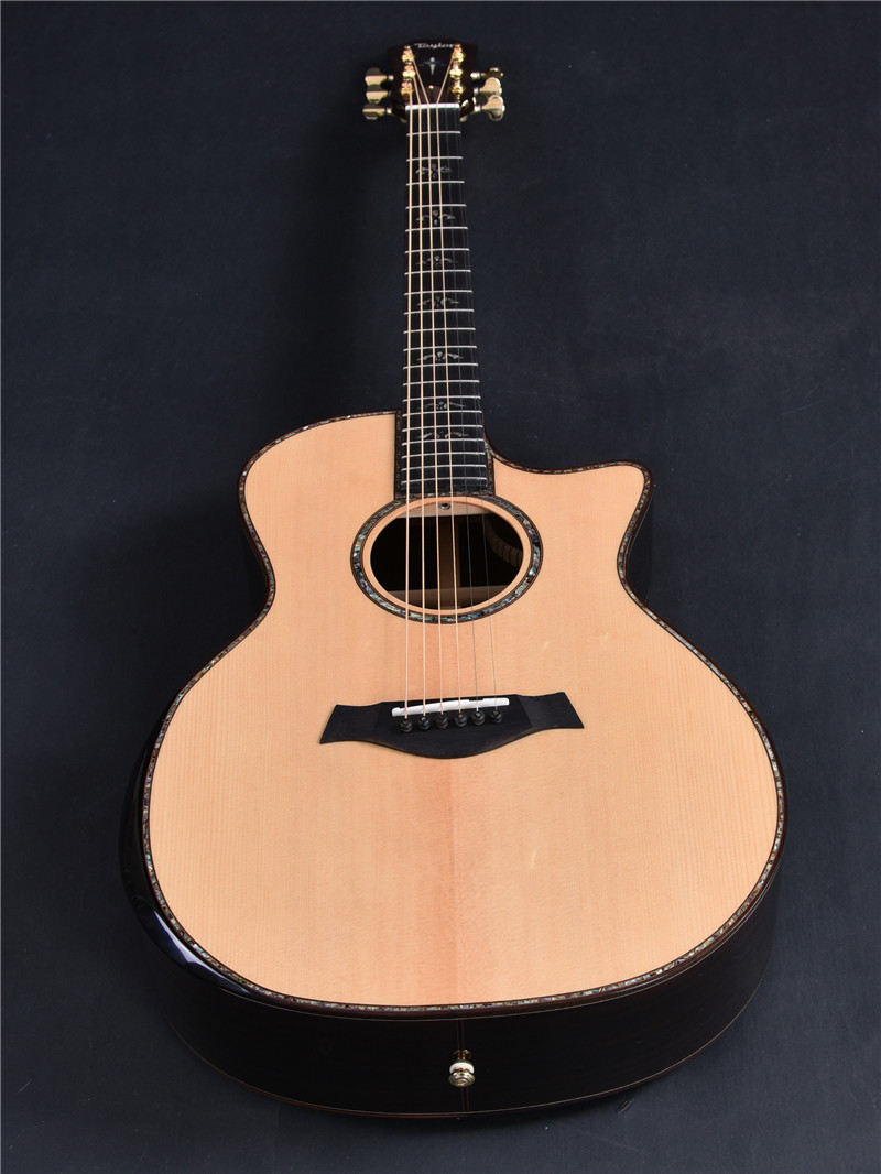 Custom Grand 914c acoustic guitar solid spruce top 914ce acoustic electric guitar B Band A11 eq free shipping acoustic