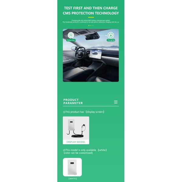 GBT DC 7KW EV Car Charger Wallbox Mounted EV DC Fast Charging Station for Fast and Safe Charging
