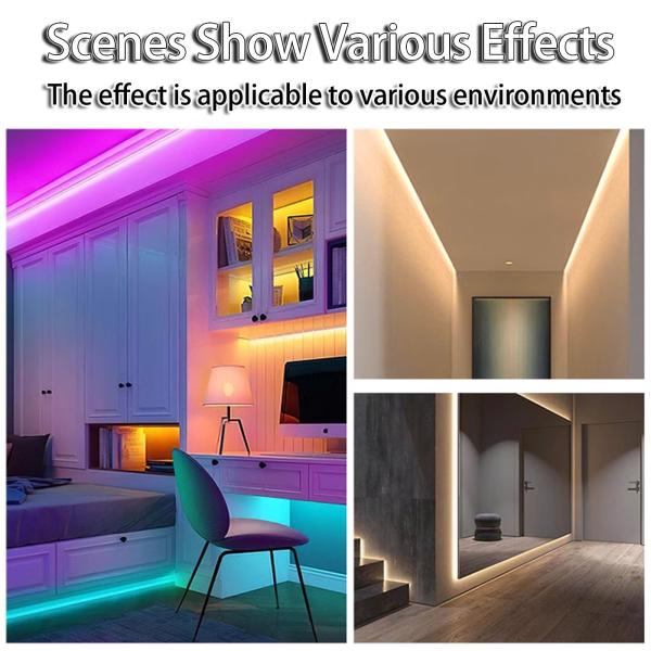 Low-Voltage Light Strip Self-Adhesive Linear Light Living Room Patch Cabinet Embedded Line Light Slot LED Light Strip