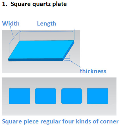 Custom High Purity Fused Silica High Resistant Quartz Glass Disc