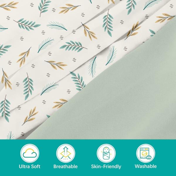 Non Irritating Cradle Fitted Sheet Soft Easy To Carry Skin Friendly Material