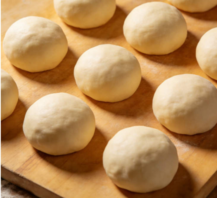 Rust-resistant Ergonomic Dough Rounder for High-fat & Sticky Dough