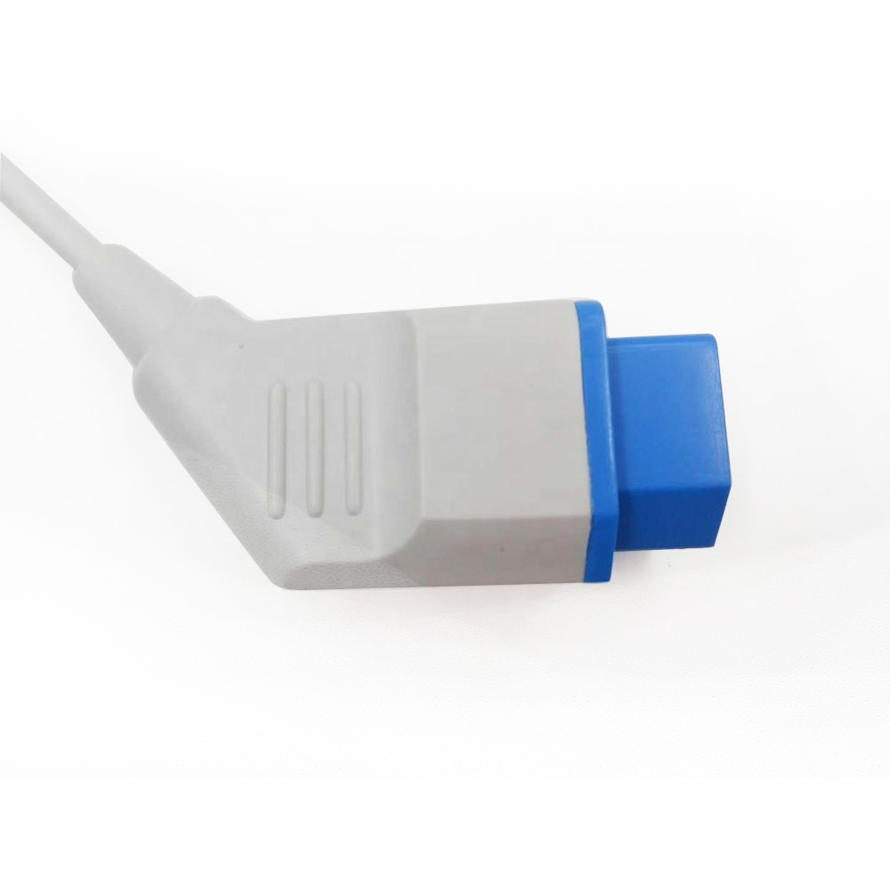 Compatible Nihon Kohden 14Pin Reusable Adult Clip Spo2 Sensor 3 Meter