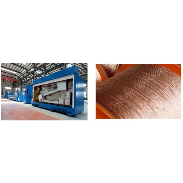 220KW Copper Wire Steel Aluminum Rod Breakdown Wire Drawing Machine With Annealing Machine