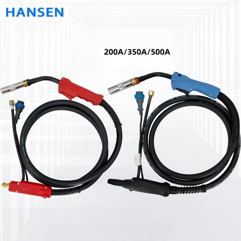 MIG Welding Torch , CO2 Gas Shielded Welding Gun , Complete Welding Torch Assembly with Cable Hose , MIG MAG Welding Consumable , Air‑cooled Welding
