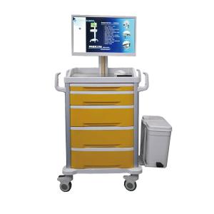 Disposable Computer Workstation Trolley ABS Integrated Mobile Information