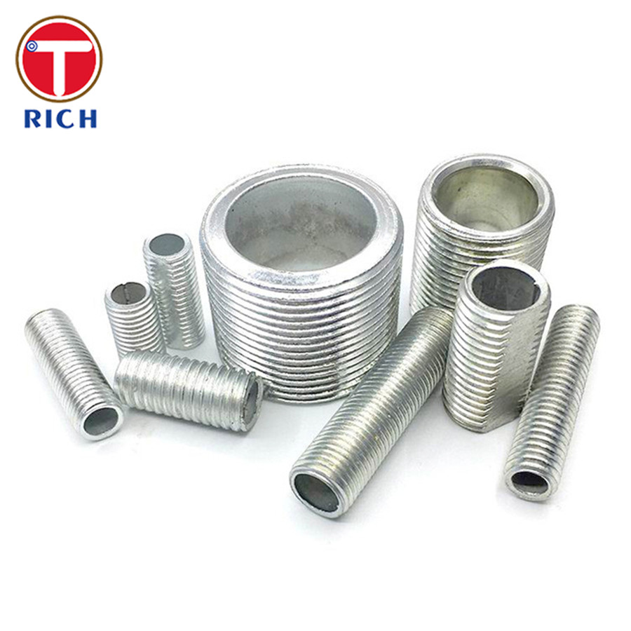 CNC Machining Hollow Threaded Tube Connect Outlet External Boom Screw Thread Tube