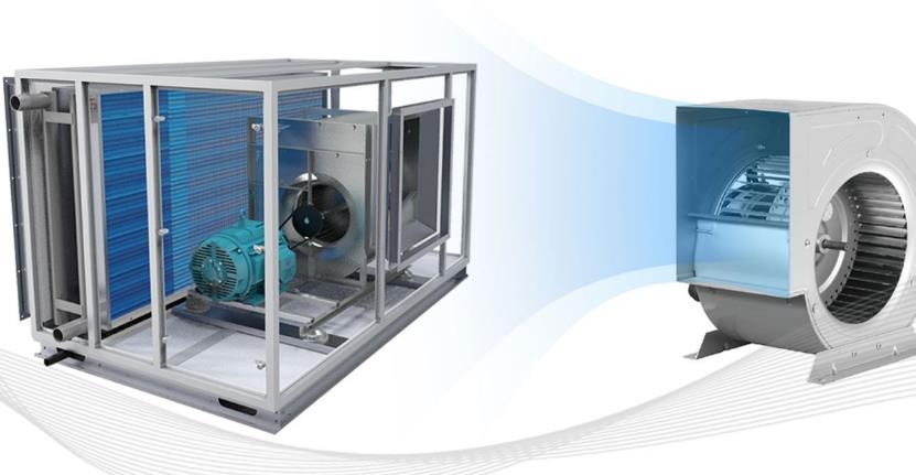 Regular Air Handling Unit Models AHU Hvac 1000 CMH For AC Unit