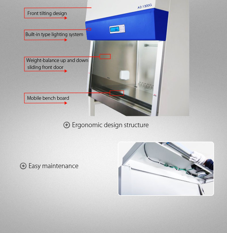 Class II Biological Safety Cabinet A2 B2 Microbiological Safety Cabinet Class 2