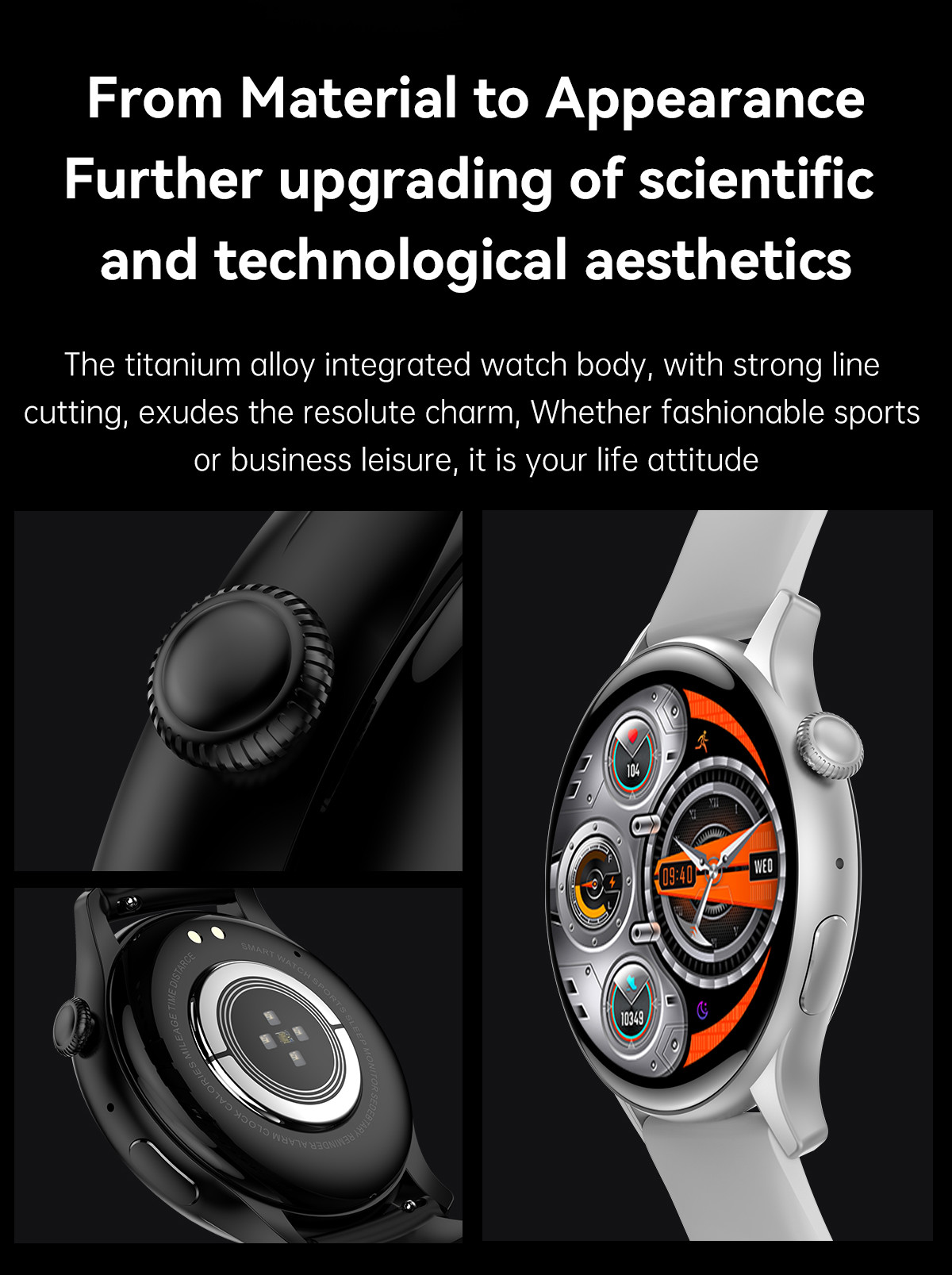 HK85 Ladies Bluetooth Smart Watch 1.43 Amoled Bt Calling NFC Health Monitor