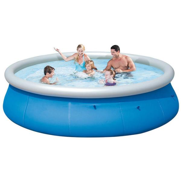 Family Round Large Inflatable Swimming Pool Digital Printing 360 X 90 Cm