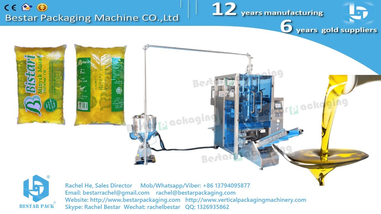 Automatic packing machine for edible oil 1-5kg pouch packing BSTV-750P
