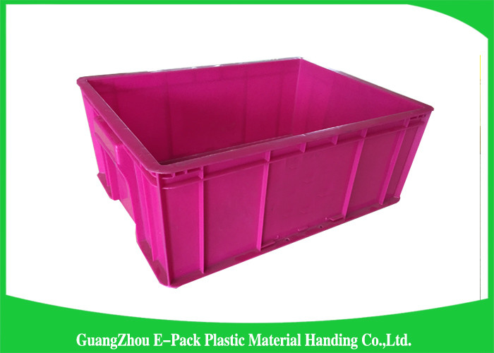 Blue Stackable Plastic Bins Convenience Stores , Standard Size Plastic Stacking Boxes
