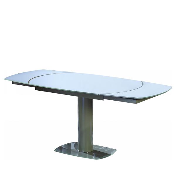 Multiscene Modern Extendable Dining Table , Rectangle Contemporary Kitchen Table