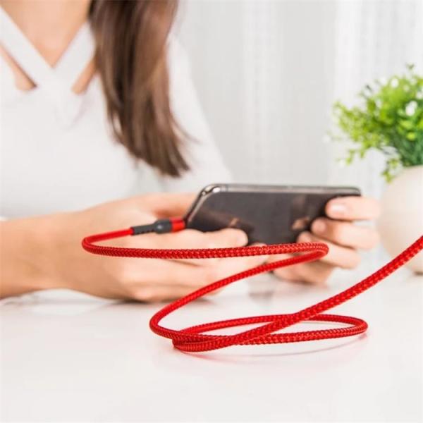 1M Type C Nylon Braided USB Cable Android Line 5V 3A For Samsung Huawei ROHS