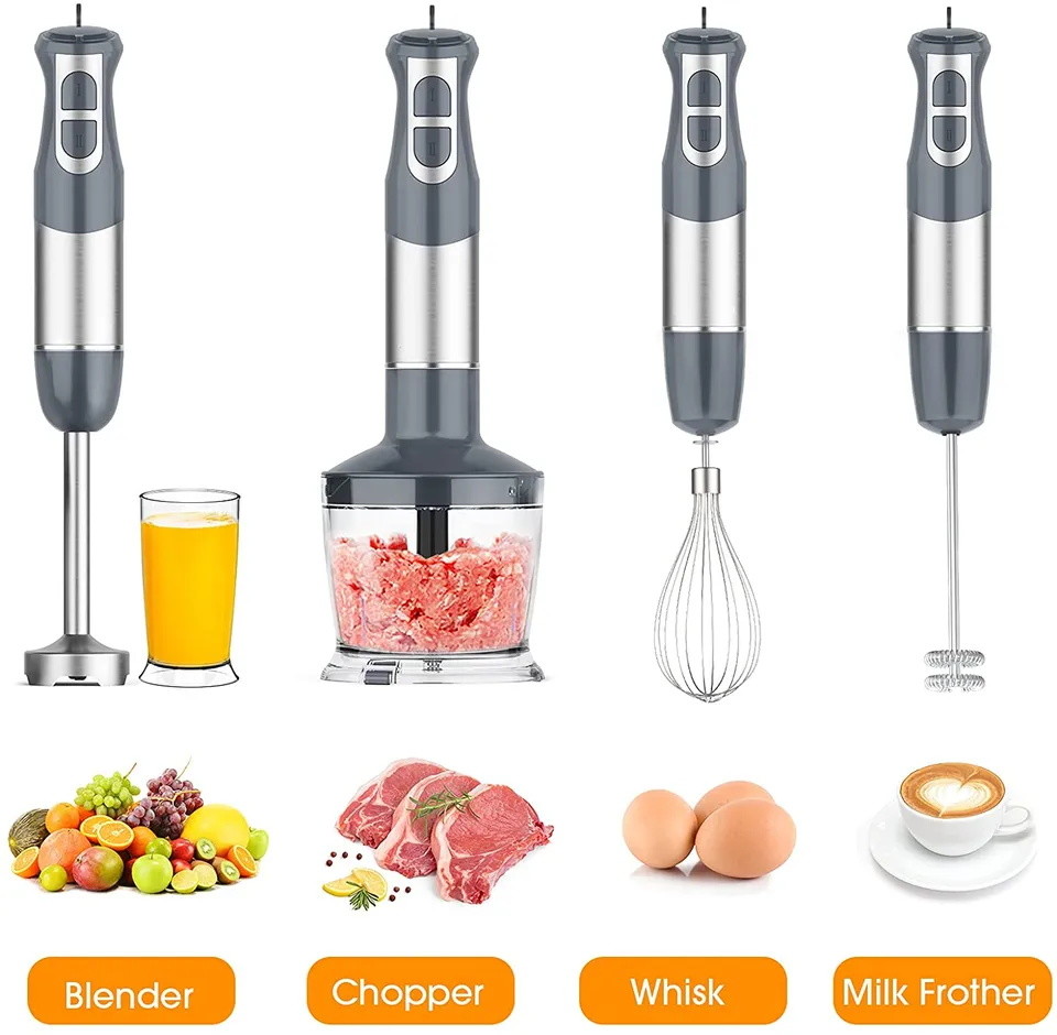 3 In 1 400W Immersion Stick Blender Multi Function With DC Motor