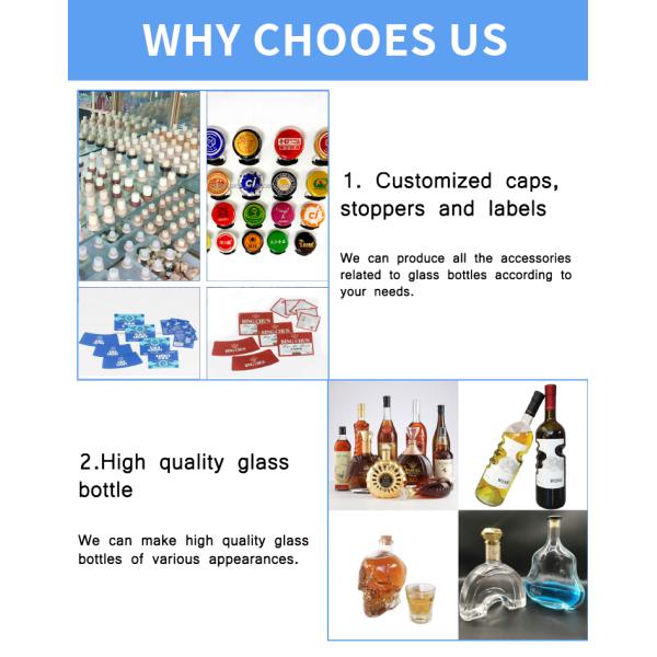 375ml Capacity Decal Surface Beautiful Empty Bottle for Bottled Fruit Wine and Baijiu