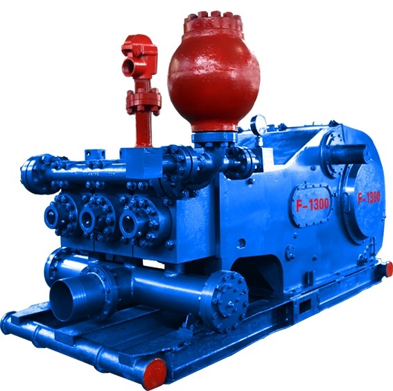 1300hp Herringbone Gear Oilwell Triplex Pumps Rig Mud Pump