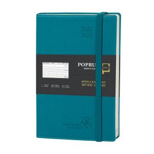 Quality Pacific Green Vertical Weekly Planner 2023 2024 With Hourly Schedule for sale
