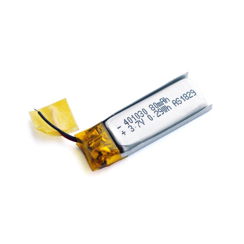 80mAh 3.7 V Lithium Polymer Battery Overcharge Protection