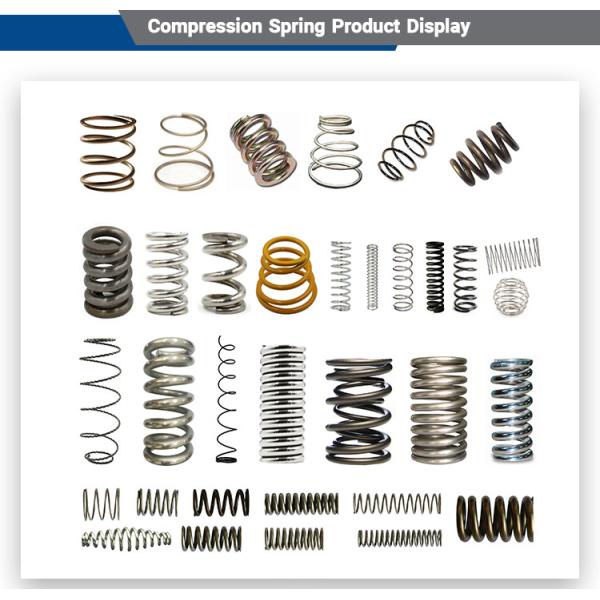 0.8x8x50mm 0.6x6x50mm Steel Compression Spring 50mm 2 Inch Display Galvanized