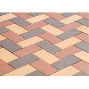 Quality Customized Red Clay Brick Pavers , Concrete Driveway Pavers Sintered / Extrusion for sale