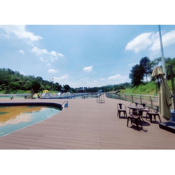 Deep Embossing WPC Decking Panel Co Extruded 140*25mm