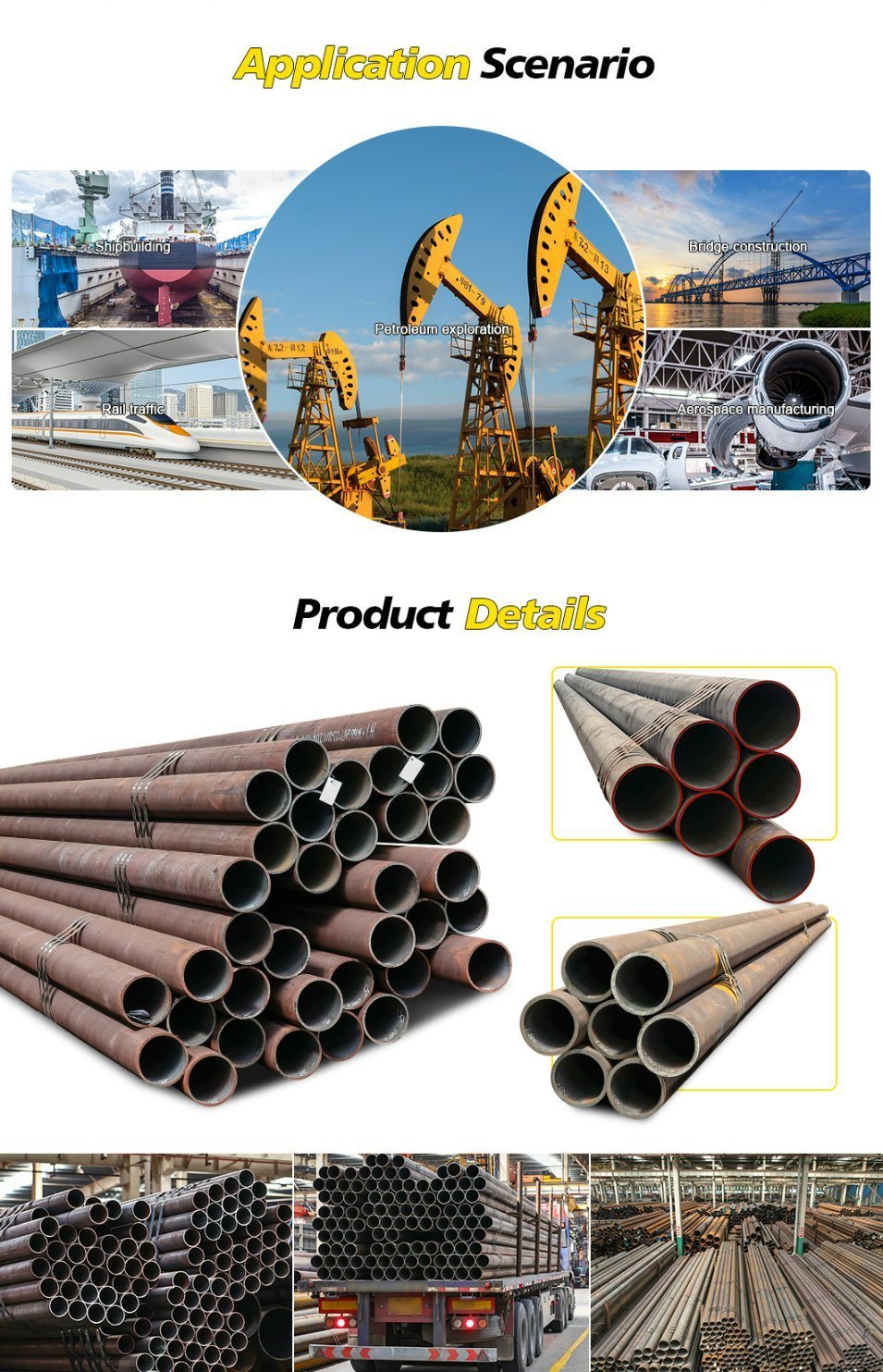 Hot Dipped Galvanized Iron Round Pipe/Tubular Carbon Steel Pipes