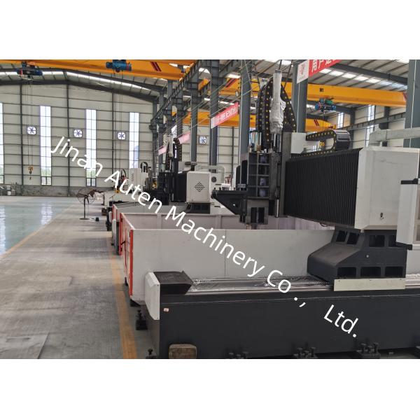 15KW Servo Spindle Motor Power CNC Gantry Flange Drilling Machine 40mm Drilling Diameter